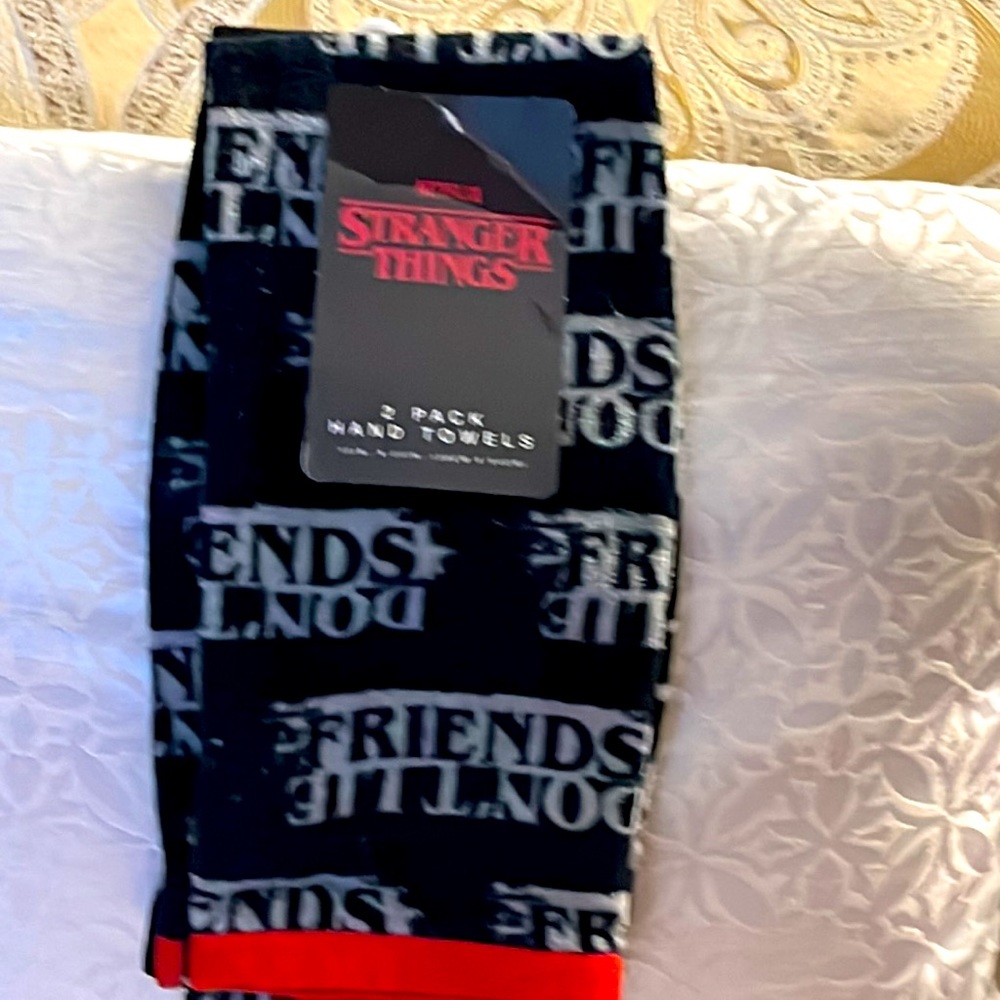 STRANGER THINGS 2 pack Hand Towels. A must have . ♥️♥️♥️